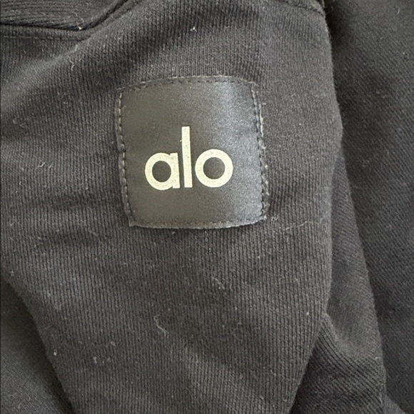 ALO Yoga Devotion Crewneck Sweatshirt Cropped Pullover Medium - Picture 4 of 5